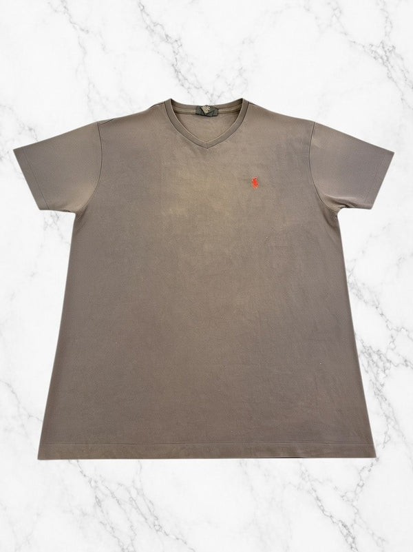 Blauw Ralph Lauren V-halsshirt (basic tee / ondershirt), maat S