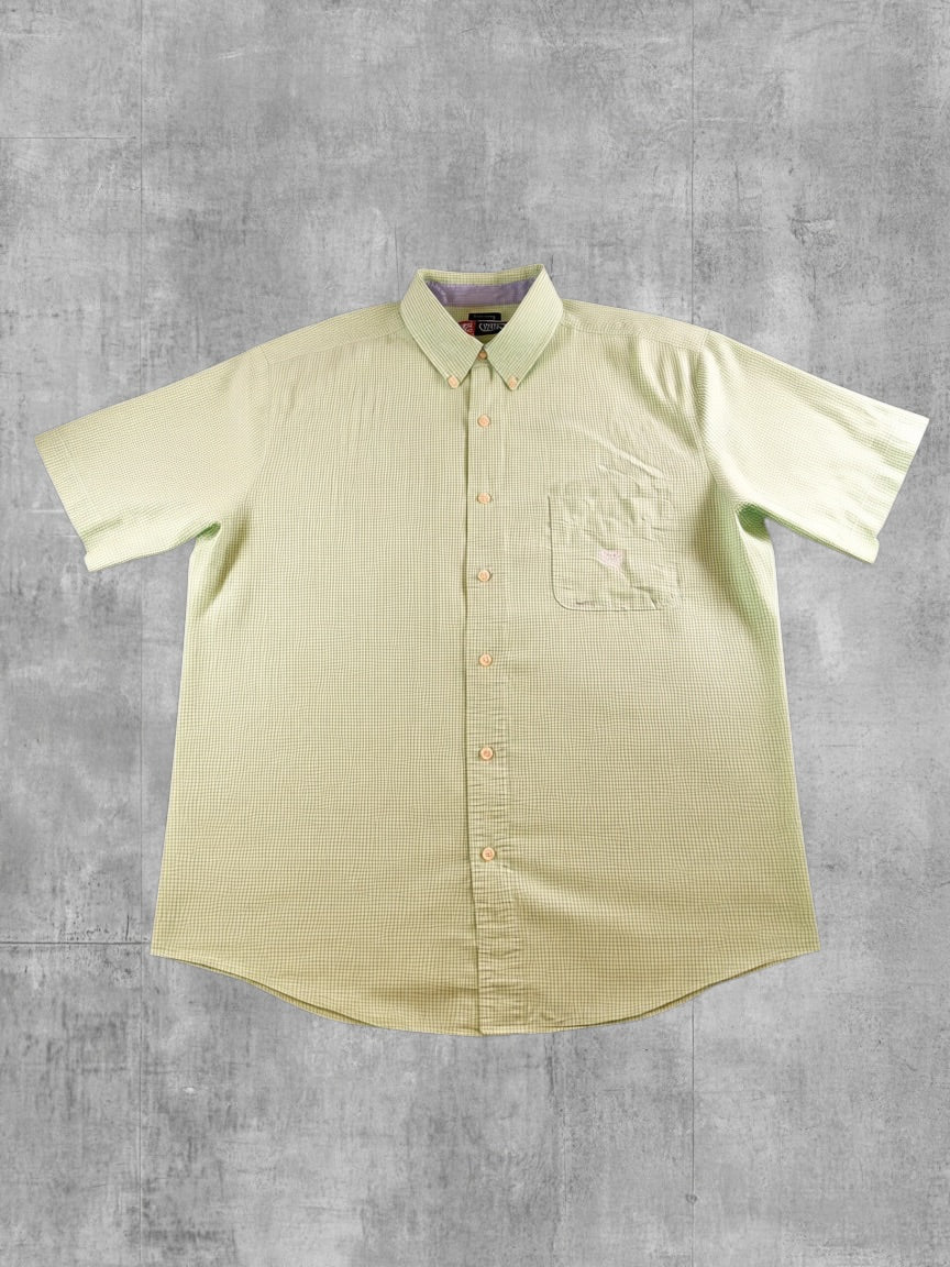 Chaps Blouse groen geruit