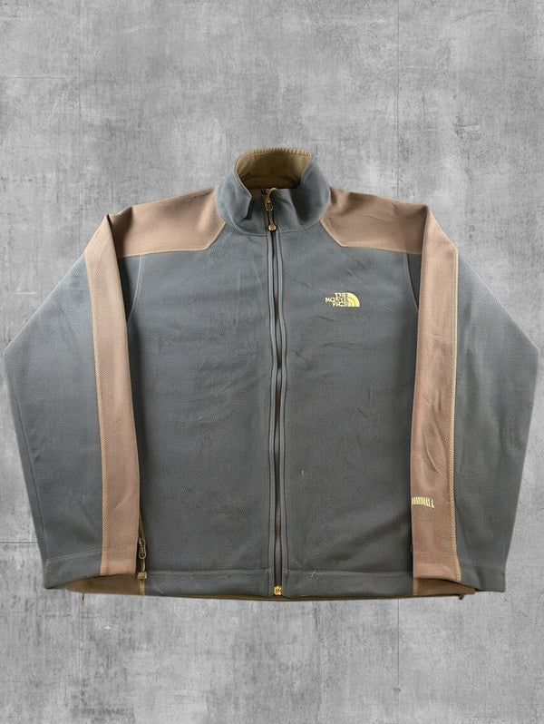Meerkleurig heren fleecevest (fleecetrui), The North Face, maat L