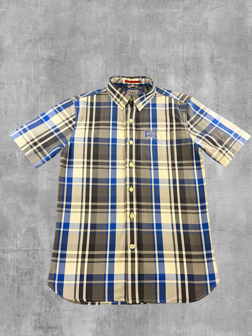 Superdry Blouse grijs geruit