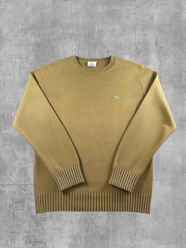 Lacoste trui groen heren maat M sweater pullover gebreid vintage