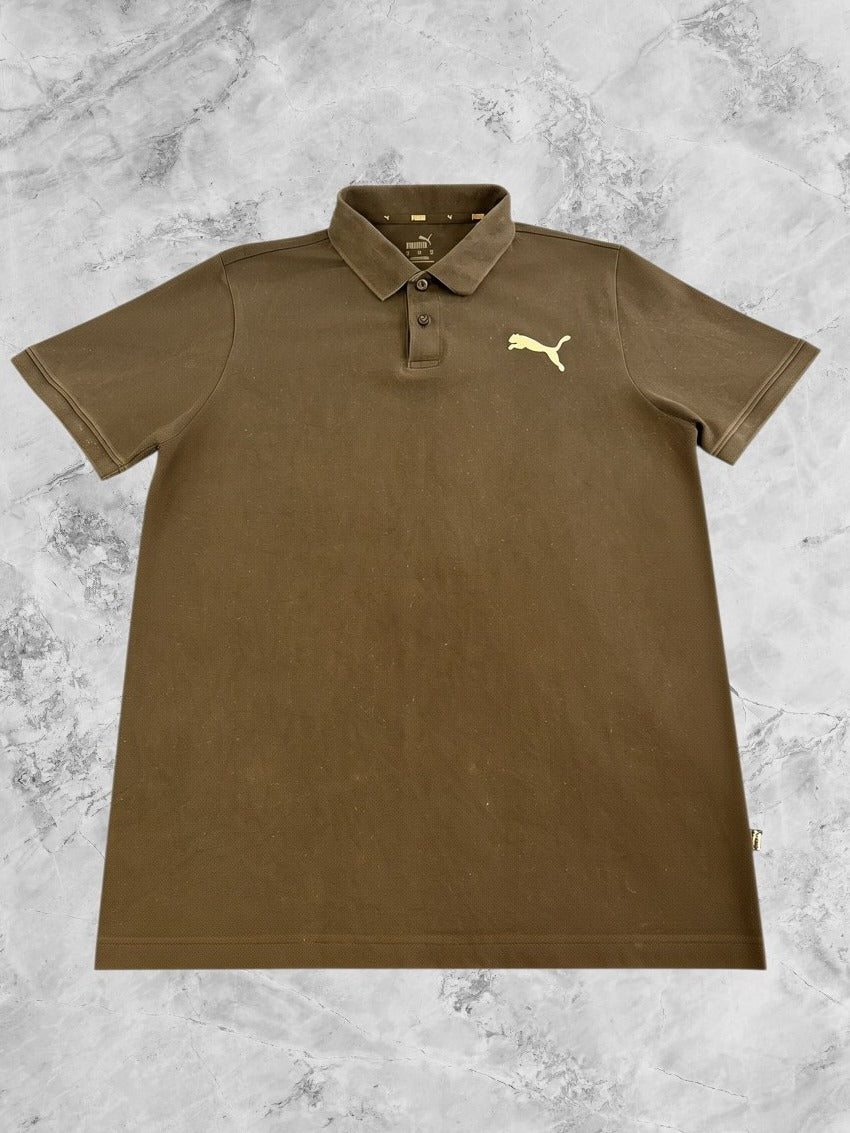 Zwart Puma heren polo maat M (poloshirt)
