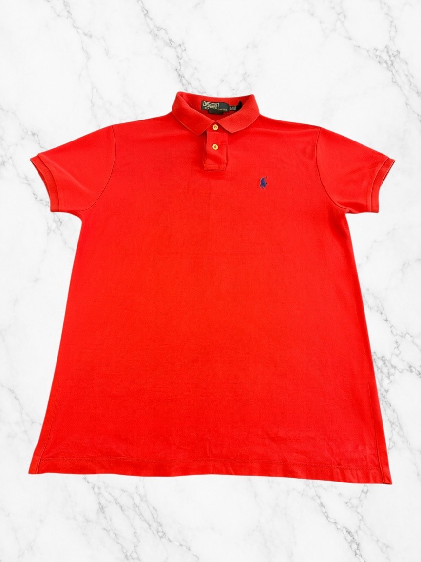 Polo Ralph Lauren poloshirt rood maat S Custom Fit
