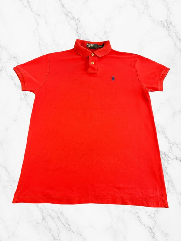 Polo Ralph Lauren poloshirt rood maat S Custom Fit