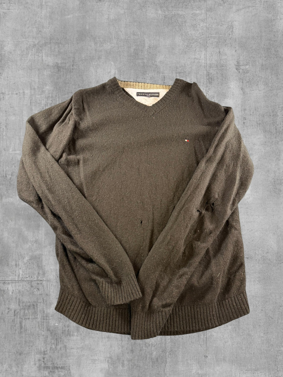Tommy Hilfiger trui zwart maat M V-hals