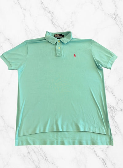 Blauwe Polo Ralph Lauren (piquépolo / poloshirt), Heren maat M
