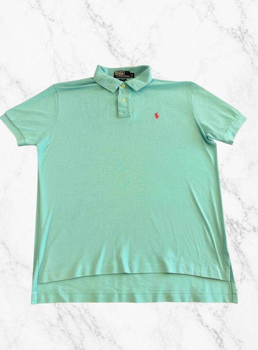 Blauwe Polo Ralph Lauren (piquépolo / poloshirt), Heren maat M