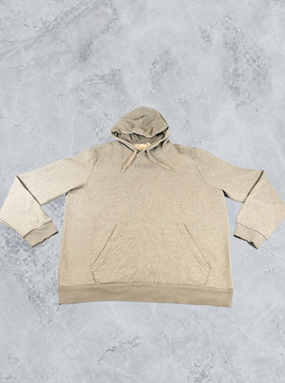 Grijze Puma hoodie (sweatvest / capuchonvest) heren – ruim vallend in maat XL