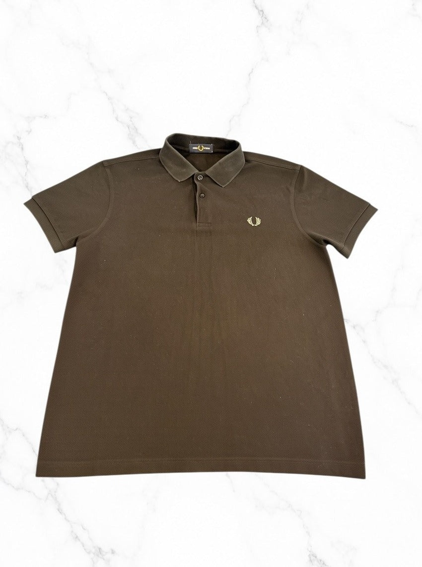 Zwart Fred Perry M6000 piqué polo (poloshirt) heren maat M