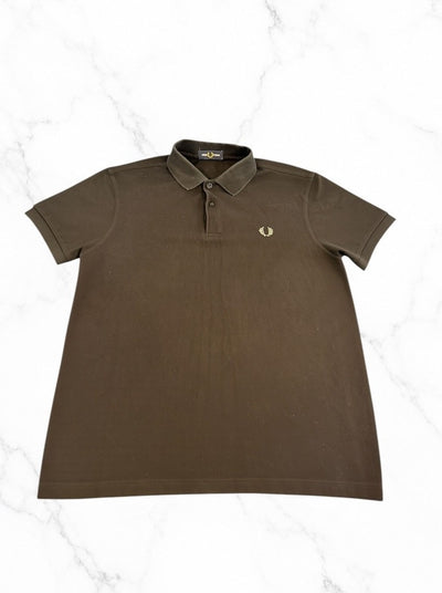 Zwart Fred Perry M6000 piqué polo (poloshirt) heren maat M
