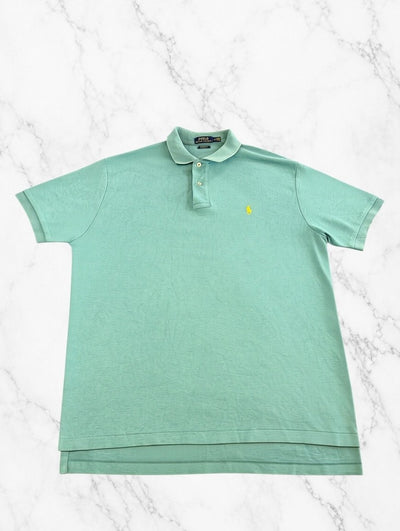 Blauwe Polo Ralph Lauren polo (poloshirt) maat L, Classic Fit