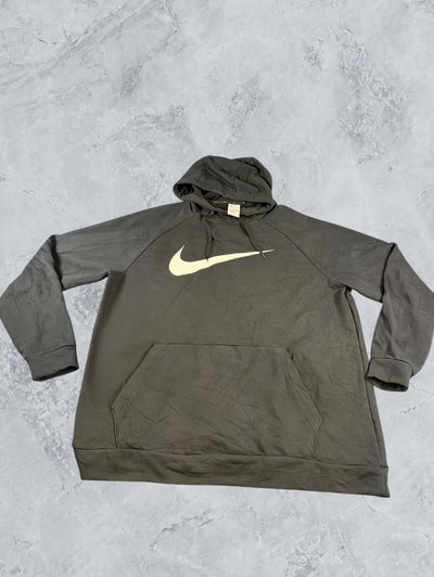 Zwarte Nike hoodie (capuchonsweater) met swoosh – heren maat XL