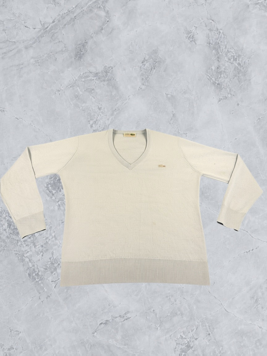 Lacoste trui blauw V-hals