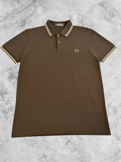 Zwarte Fred Perry M3600 (piquépolo / poloshirt), maat S