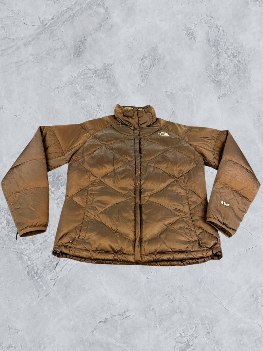 Bruine damesjas van The North Face (donsjas / puffer jas), maat XL