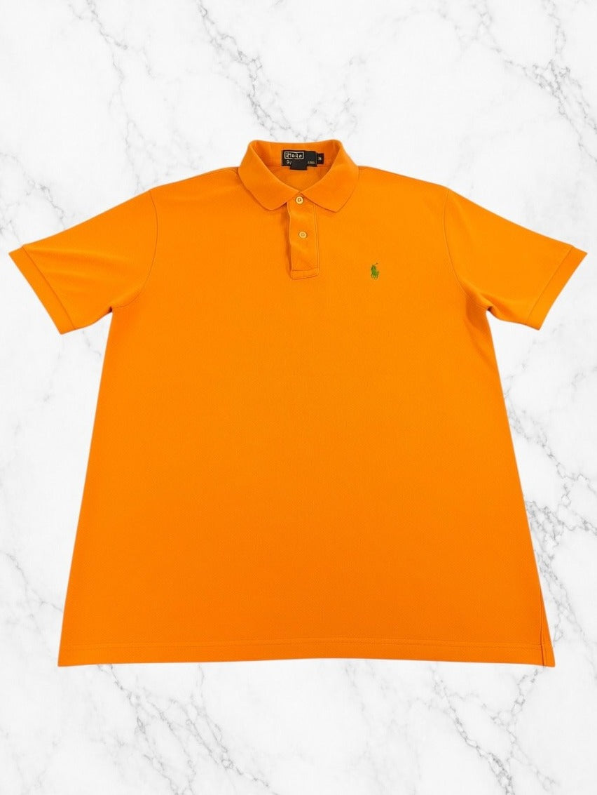 Oranje poloshirt van Ralph Lauren (polo), maat M