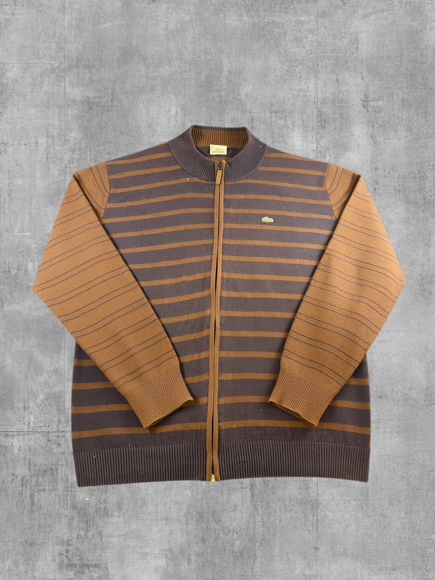 Lacoste Vest bruin gestreept