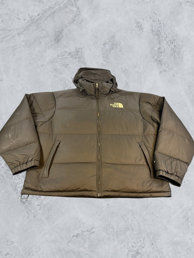 Zwarte donsjas The North Face (gewatteerd winterjack / puffer), maat XL, 700 fill dons