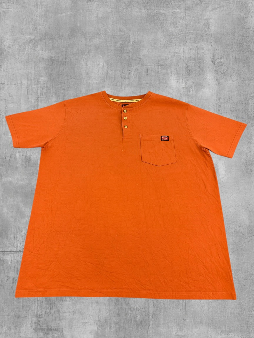 Wrangler T-shirt oranje