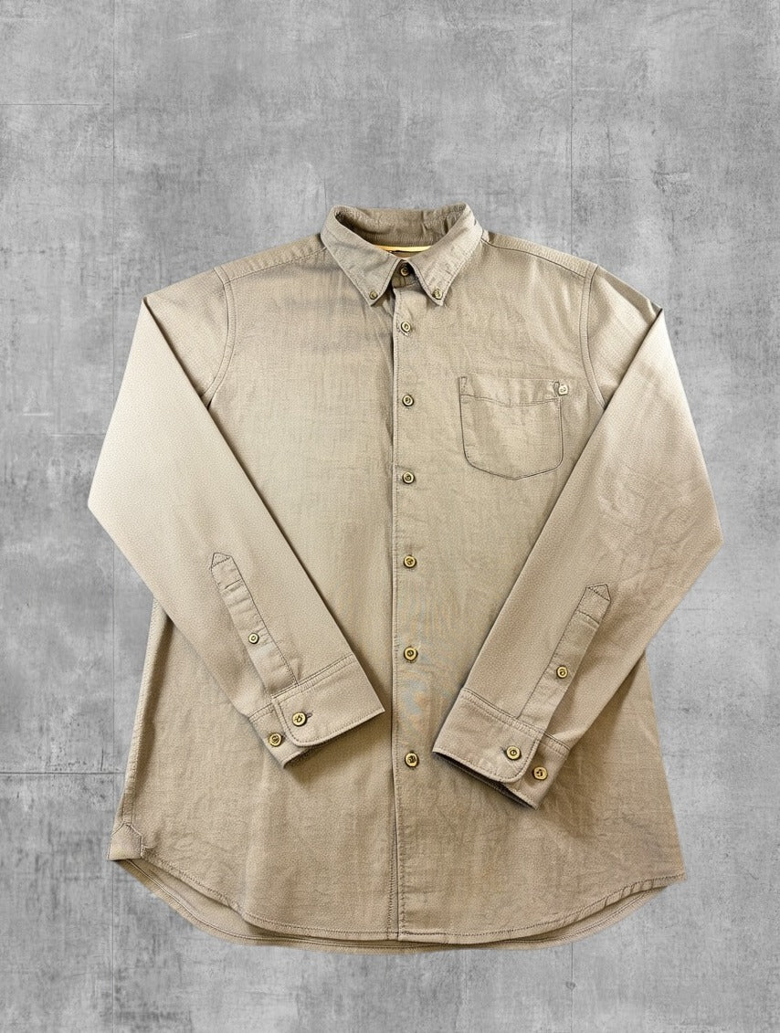 Grijs Timberland herenshirt (overhemd / casual blouse), maat S