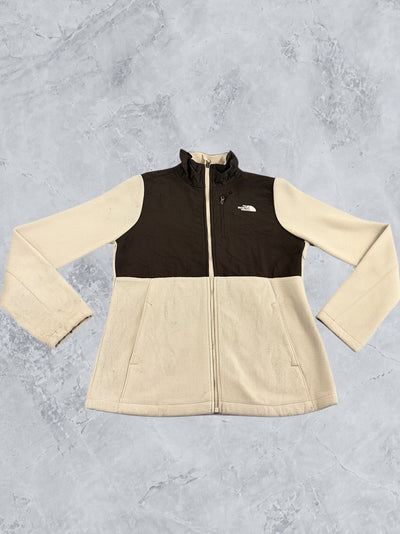 Grijs fleecevest van The North Face (ook fleecetrui, maat S)
