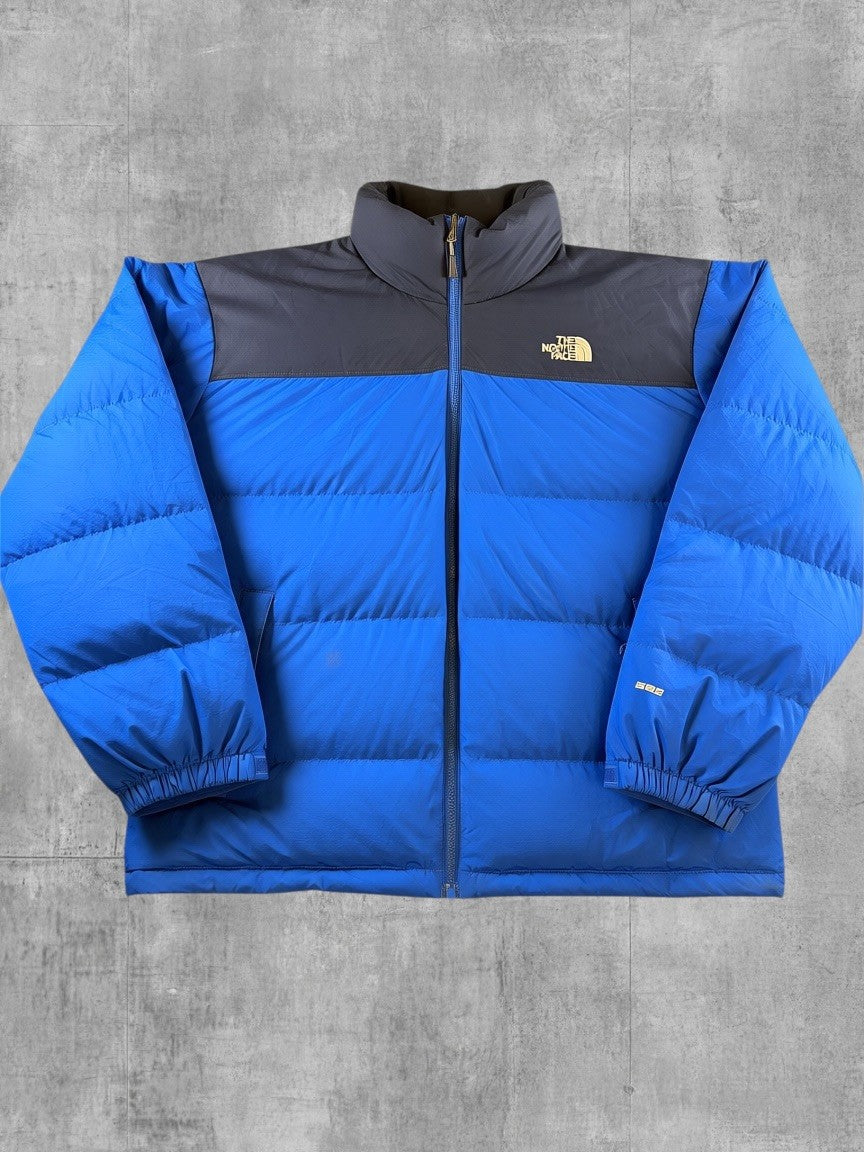 The North Face Gewatteerde jas blauw