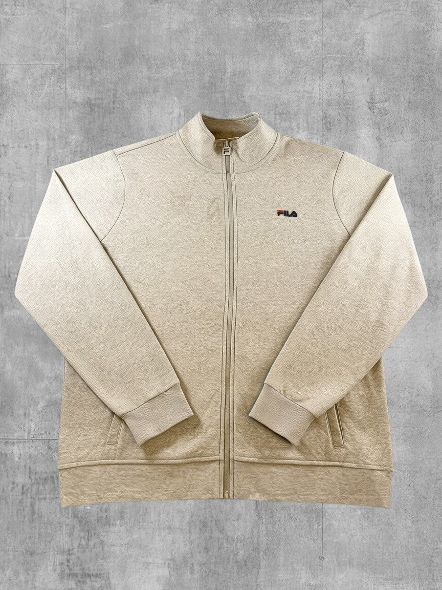 FILA sweatvest grijs maat XXL opstaande kraag