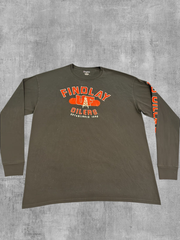 Champion longsleeve zwart print heren maat XXL shirt met lange mouwen long sleeve tee