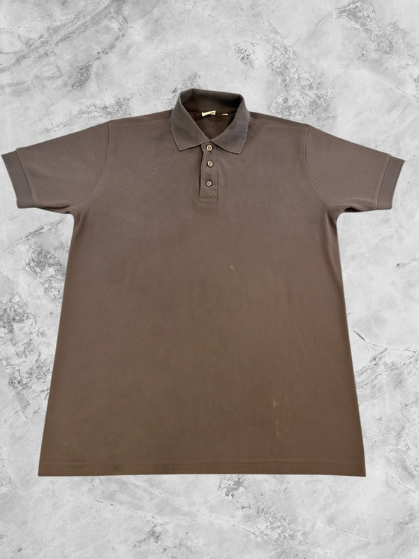 Blauwe Russell poloshirt maat M (polo / shirt met korte mouw), Classic Cotton 577M