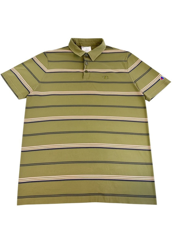 Groene Champion polo heren (piqué shirt / poloshirt), maat L