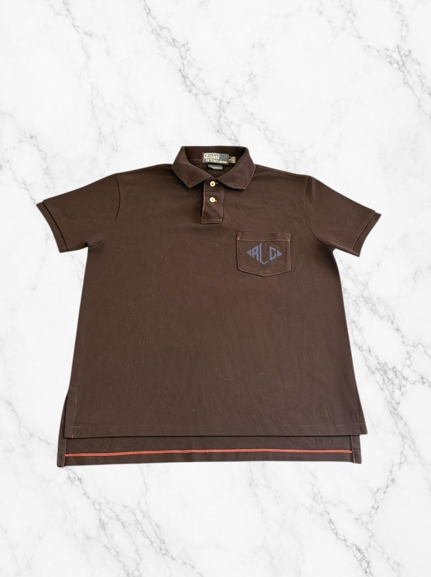 Zwart Polo Ralph Lauren Poloshirt Heren (Golfshirt), Maat S Custom Fit