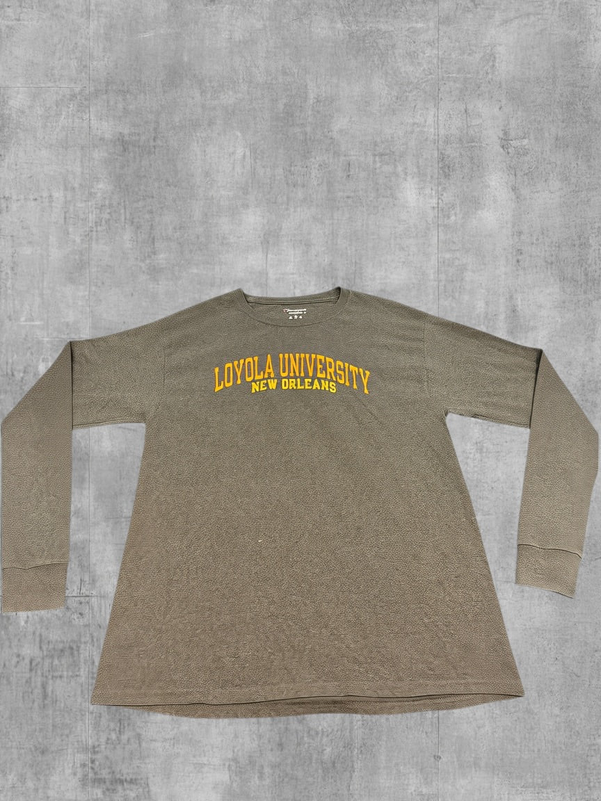 Champion Longsleeve grijs print