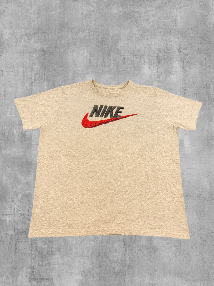 Nike The Nike Tee t-shirt grijs print heren maat L shirt