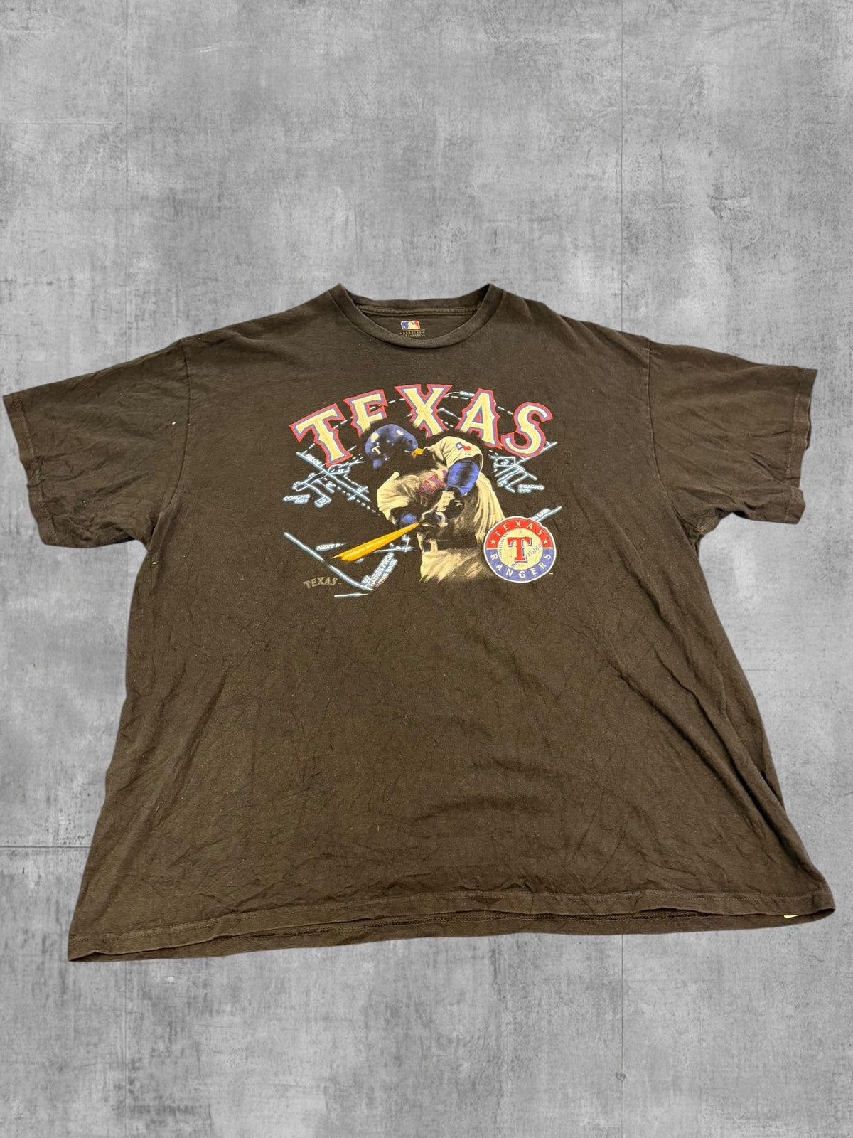 MLB t-shirt zwart print heren maat XXL katoen shirt tee