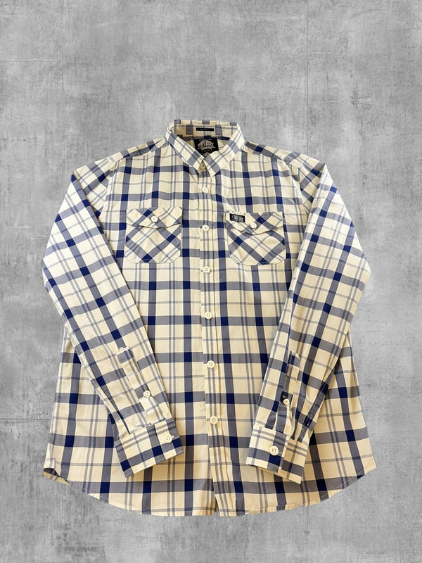 Superdry Blouse grijs geruit