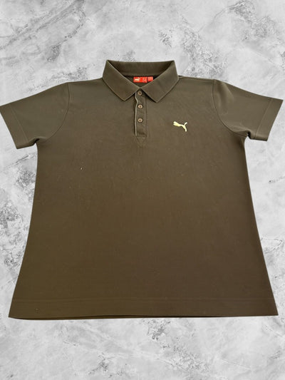 Zwarte Puma polo maat M (piquéshirt met korte mouw)