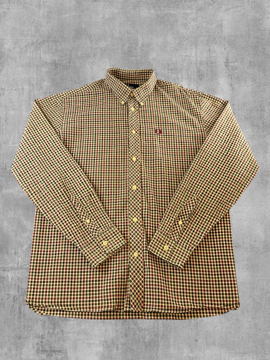 Fred Perry Blouse meerkleurig geruit