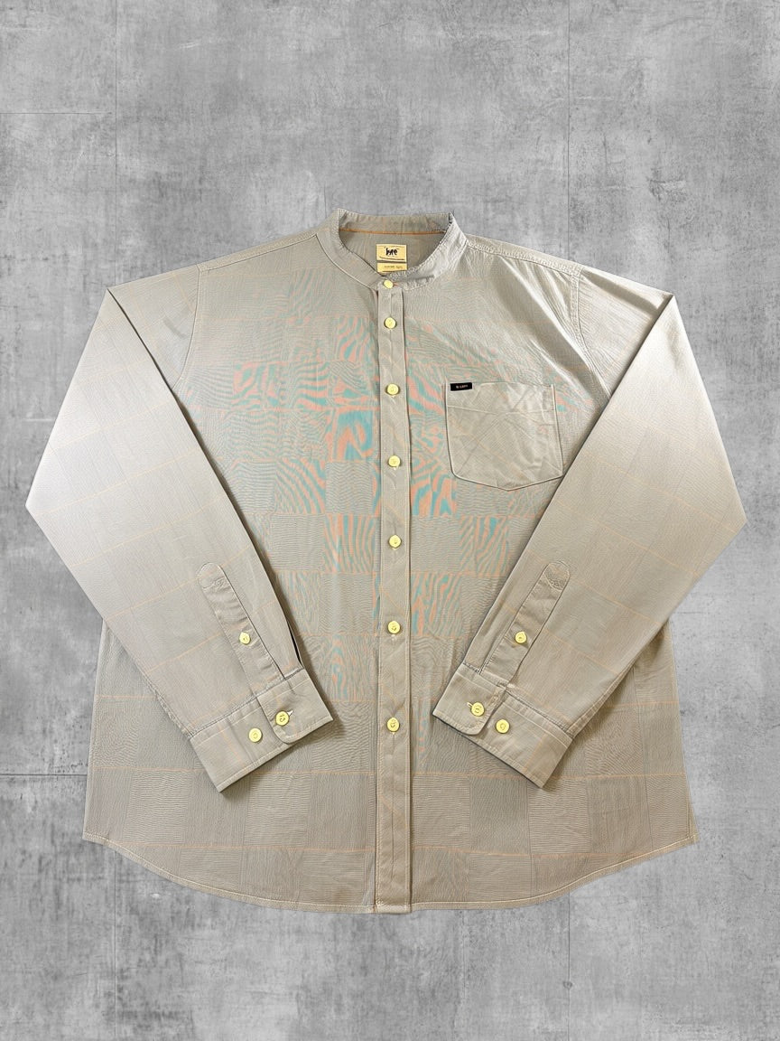 Lee Blouse blauw geruit Leesure Shirt