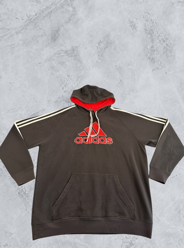 Adidas Badge of Sport hoodie zwart, maat XL (sweatvest / capuchontrui)