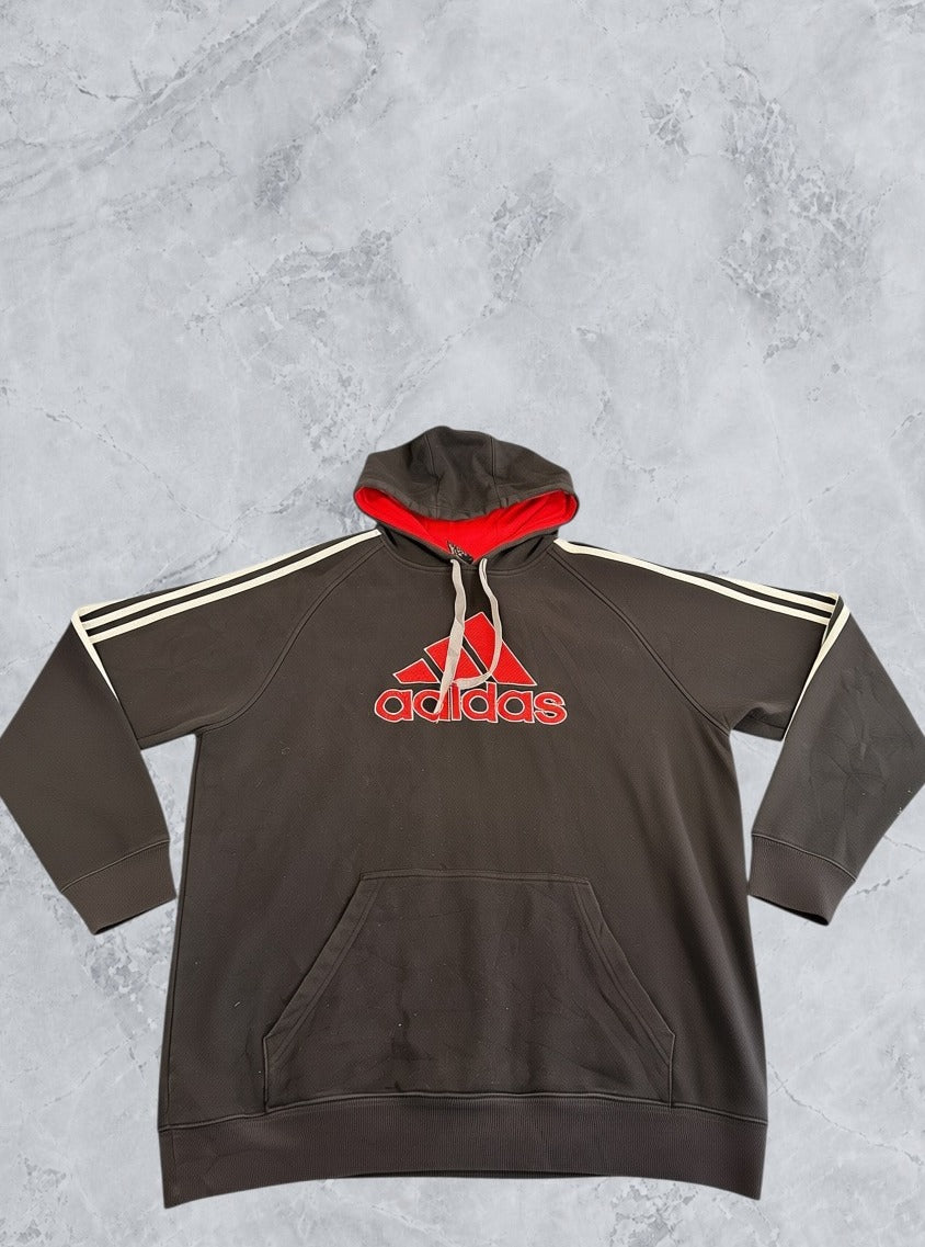 Adidas Badge of Sport hoodie zwart, maat XL (sweatvest / capuchontrui)