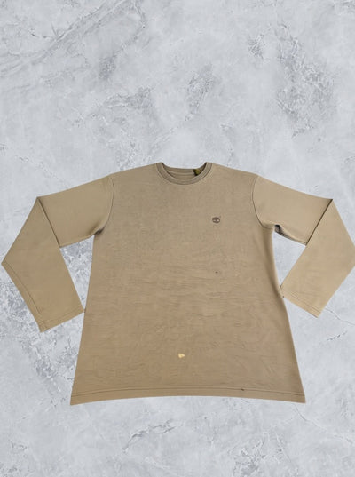 Grijze Timberland trui (gebreide pullover / fleecevest), maat XL