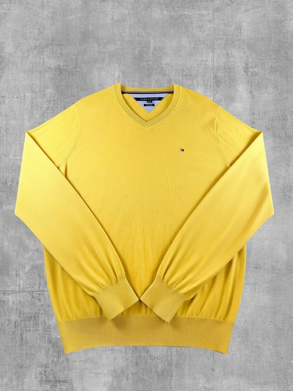 Tommy Hilfiger trui geel maat XL V-hals