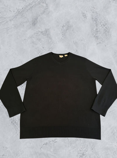 Zwarte Levi's heren pullover, maat XXL (v-halstrui / sweater)