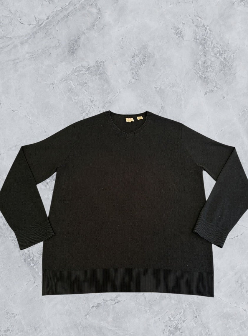 Zwarte Levi's heren pullover, maat XXL (v-halstrui / sweater)