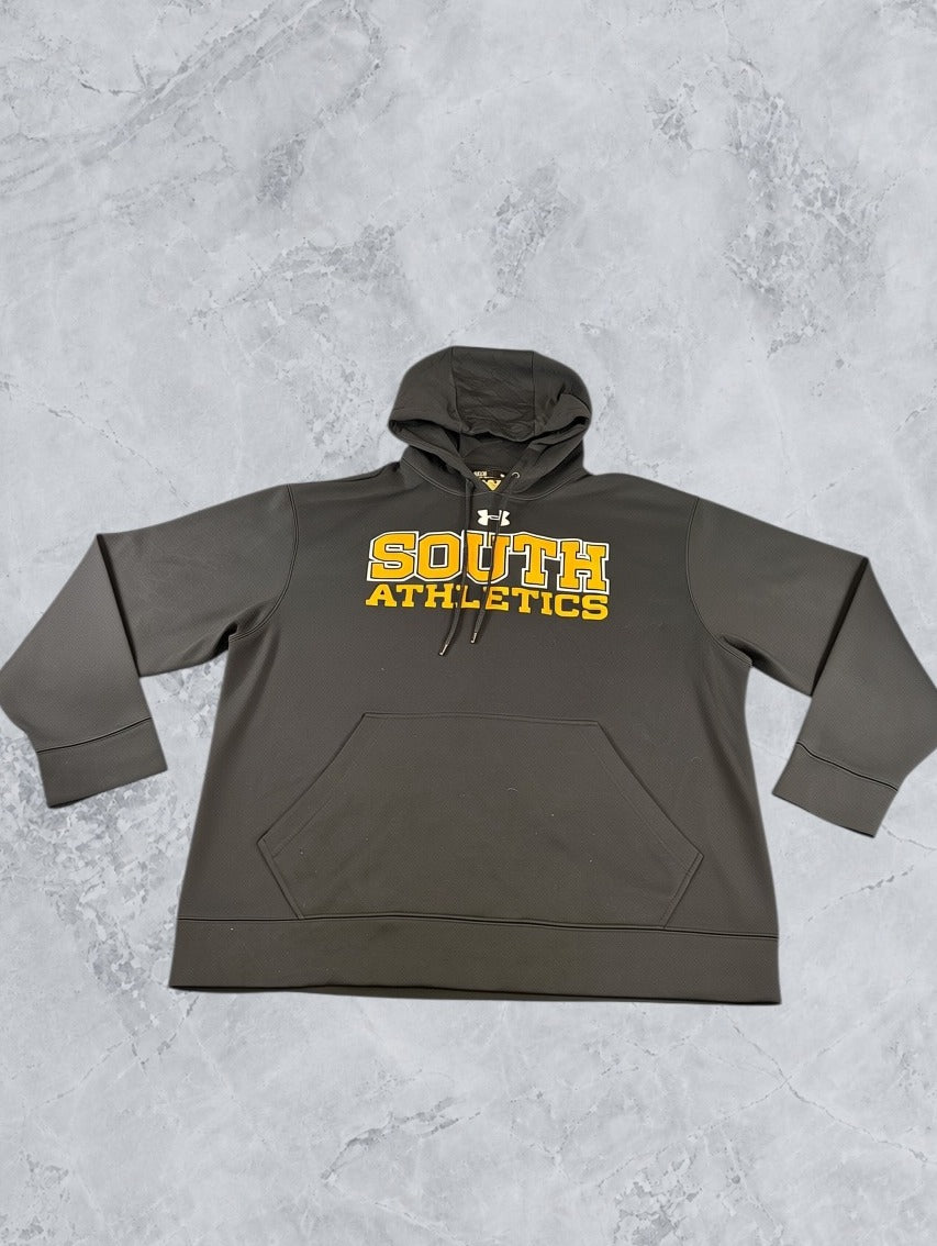 Zwart Under Armour sweater (hoodie/fleecevest), heren maat M, oversized silhouet
