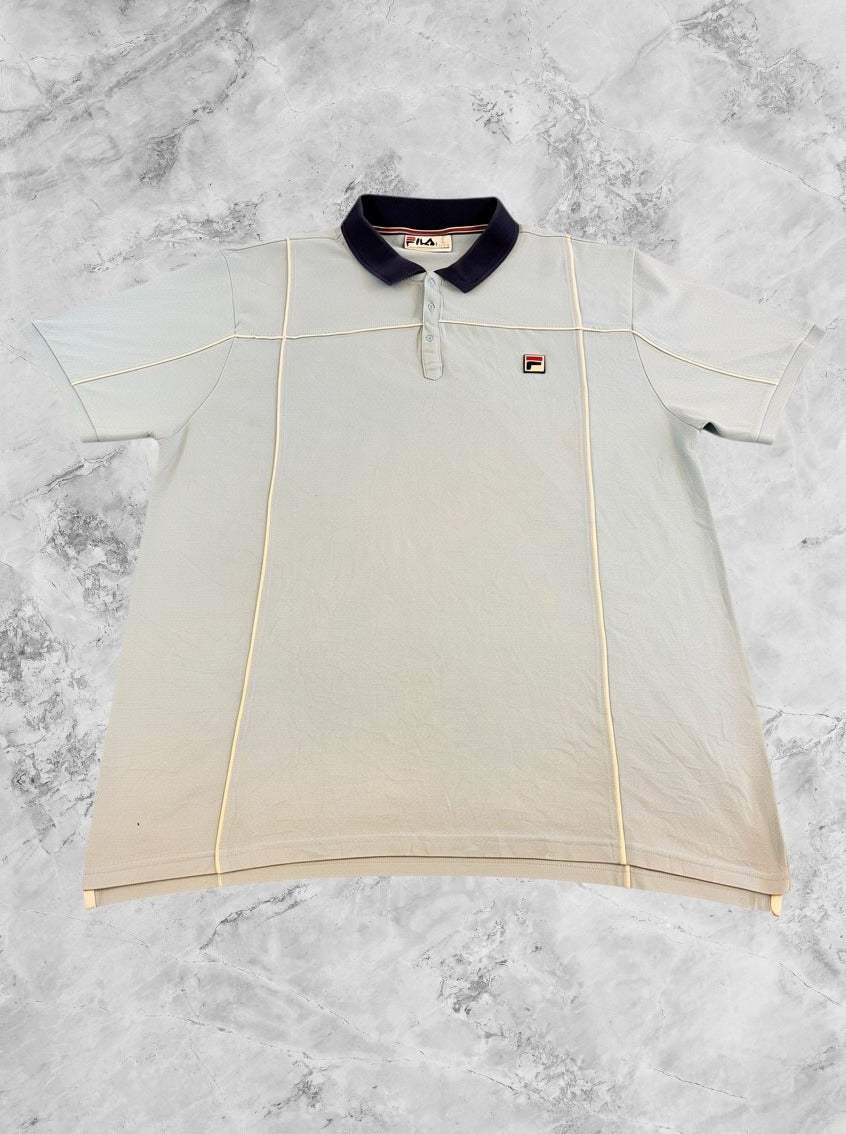 Blauwe FILA polo maat 4XL (tennisshirt / poloshirt)