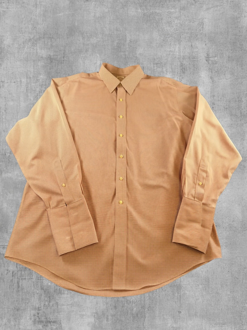 Brooks Brothers Blouse oranje geruit