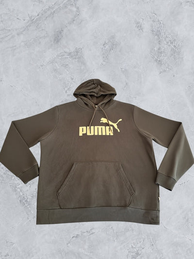 Zwart Puma sweatshirt (hoodie met capuchon), maat L