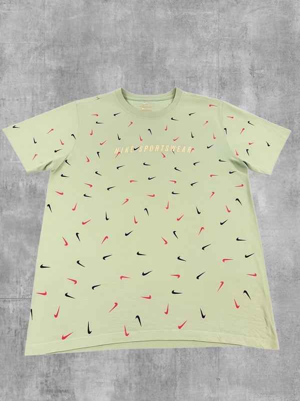 Nike T-shirt groen print The Nike Tee