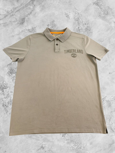 Grijze Timberland poloshirt maat XL (Earthkeepers piqué polo)